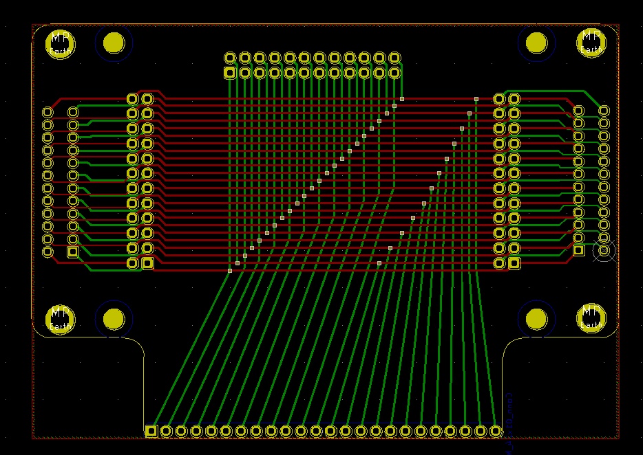 【頒布終了】【訳あり品】FM-77キーボード検証/開発用補助基板
