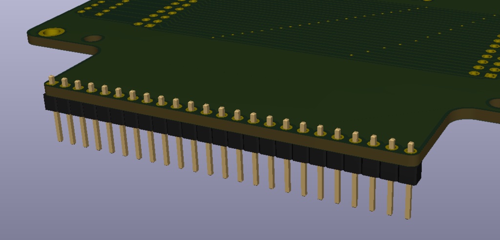 【頒布終了】【訳あり品】FM-77キーボード検証/開発用補助基板