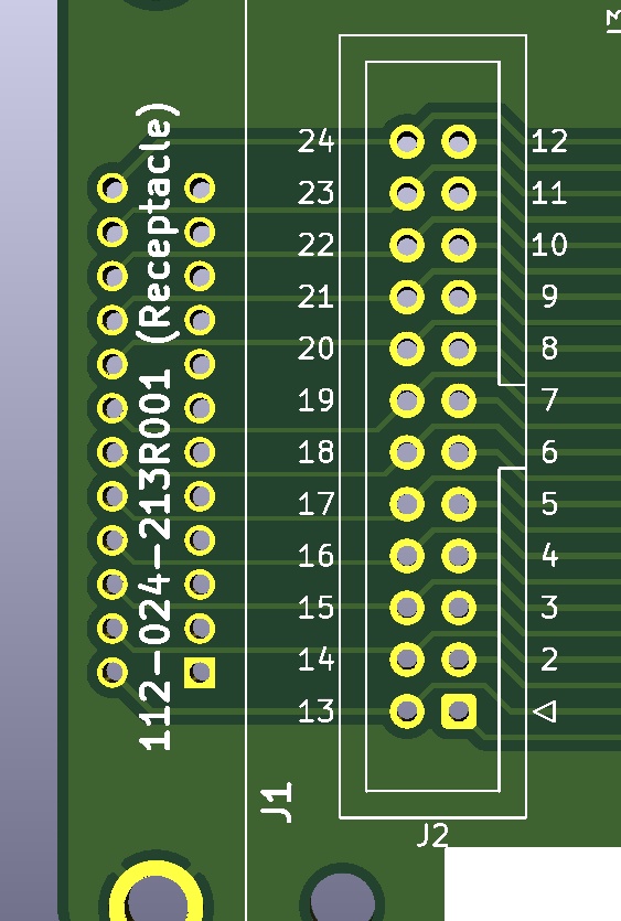 【頒布終了】【訳あり品】FM-77キーボード検証/開発用補助基板