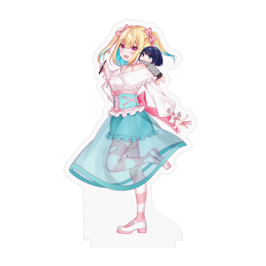 左右田水withかのぴ♡アクリルフィギュア