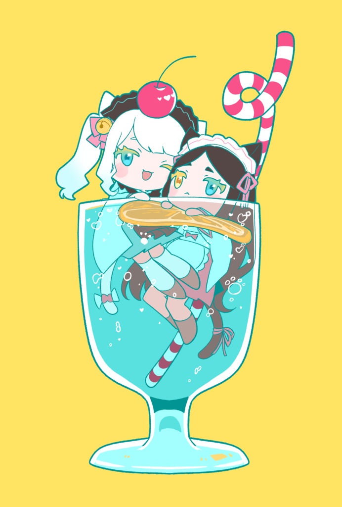 しゅわねこ🐱🫧ポストカード