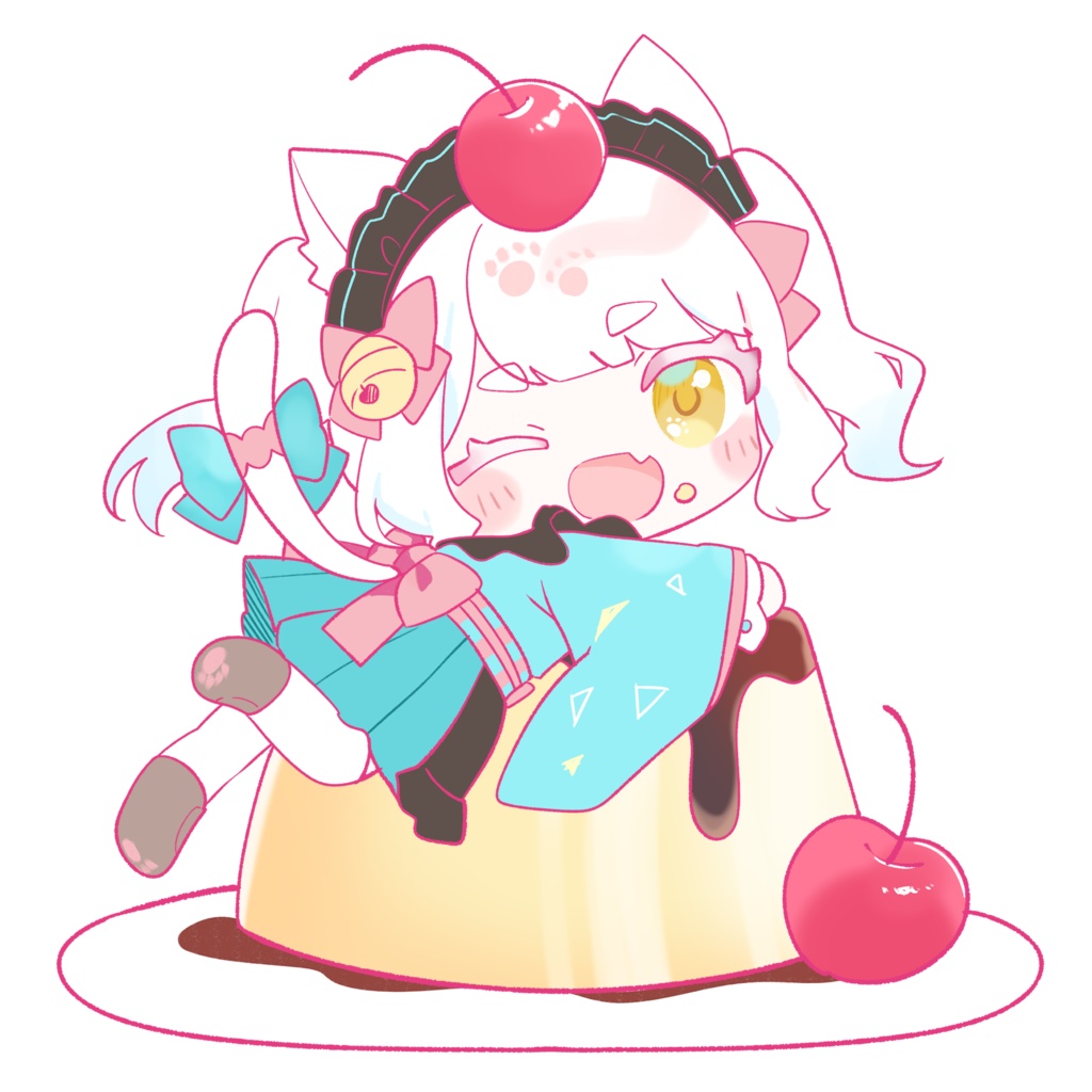 しゅわねこ🐱🫧オーロラステッカー