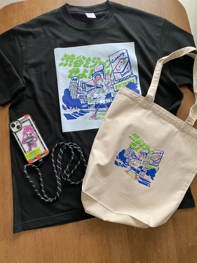 渋谷をジャックせよ 天瀬モモ ビッグシルエットTシャツ