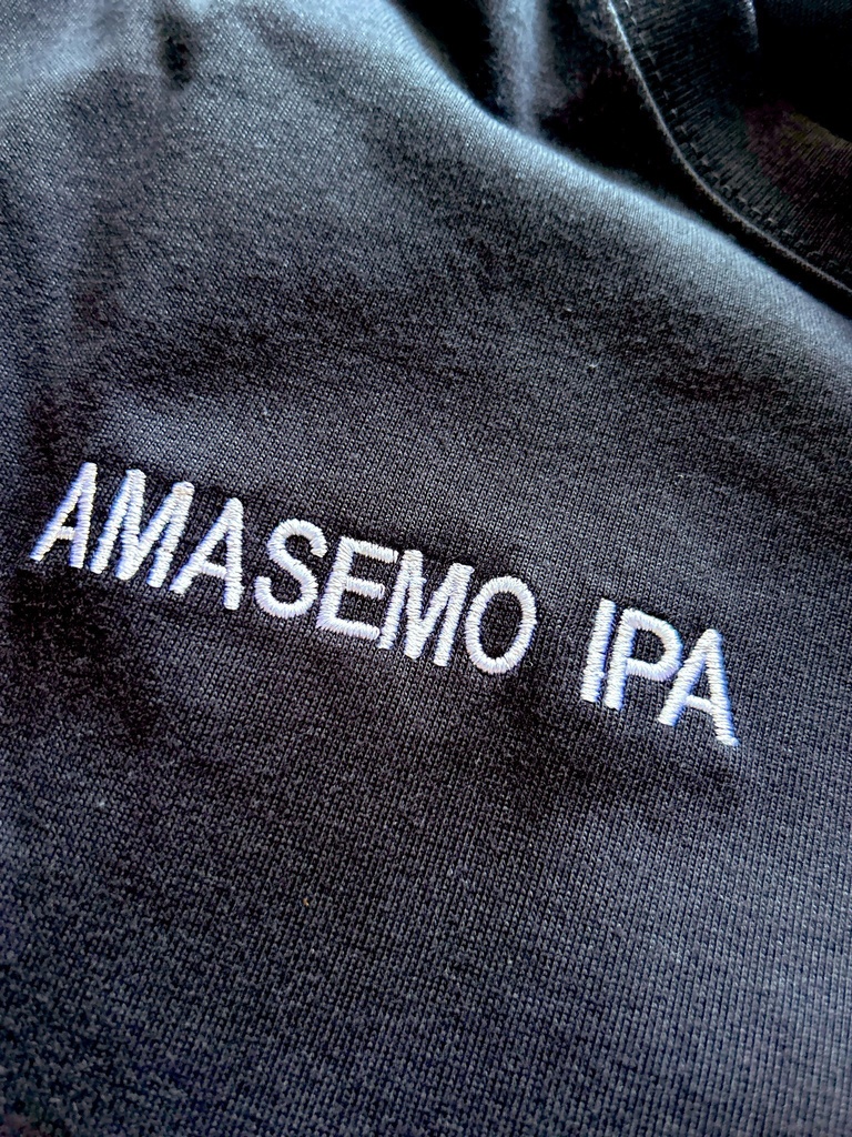 【在庫限り】刺繍入り!AMASEMO IPAバックプリントTシャツ