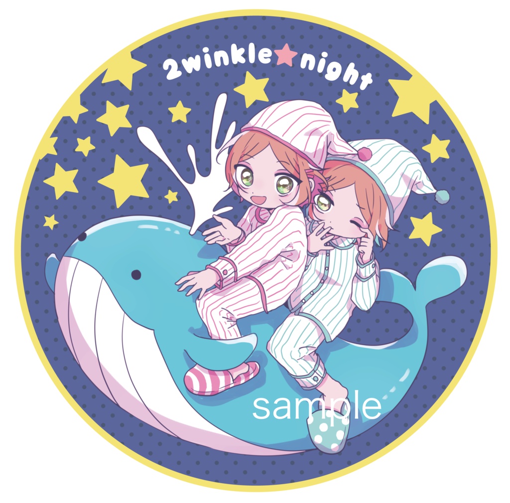 2winkle Night缶バッジ