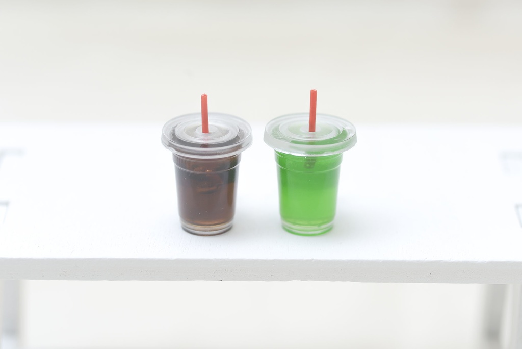 どーる・ぬいぐるみ用 コーラ・メロンソーダ(金具付き)