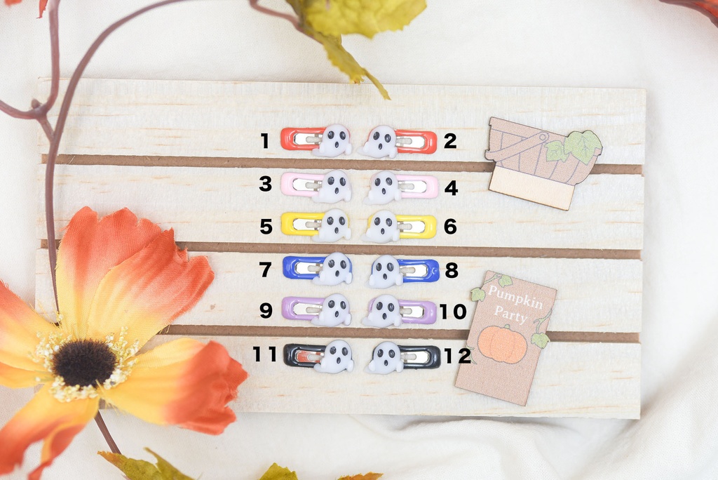 ぬいぐるみ用 ハロウィンヘアピン