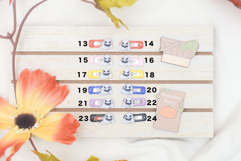 ぬいぐるみ用 ハロウィンヘアピン