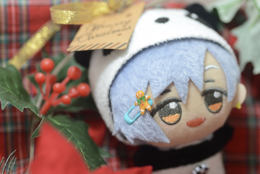 ぬいぐるみ用 ジンジャーブレッドマン ヘアピン