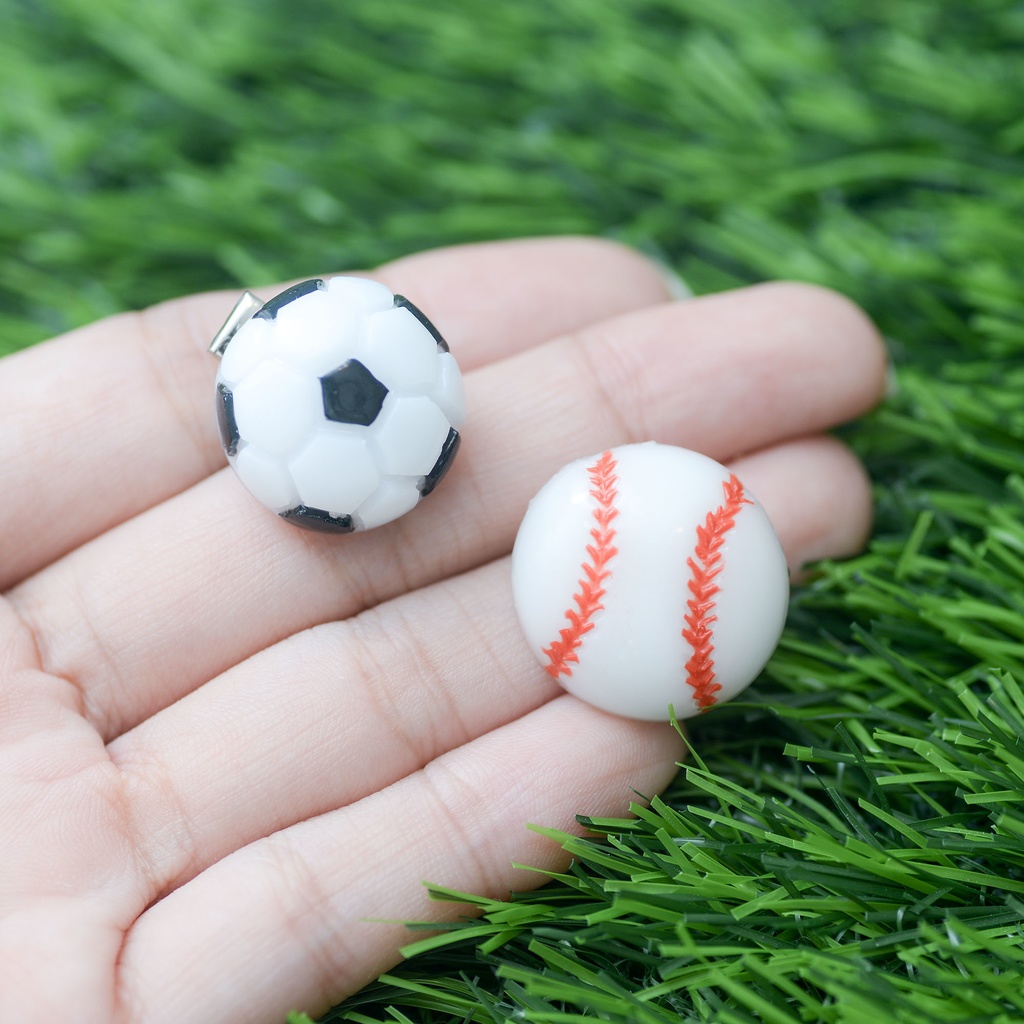 野球・サッカーボールのクリップ