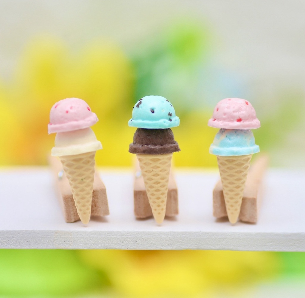 アイスクリーム(金具付き)