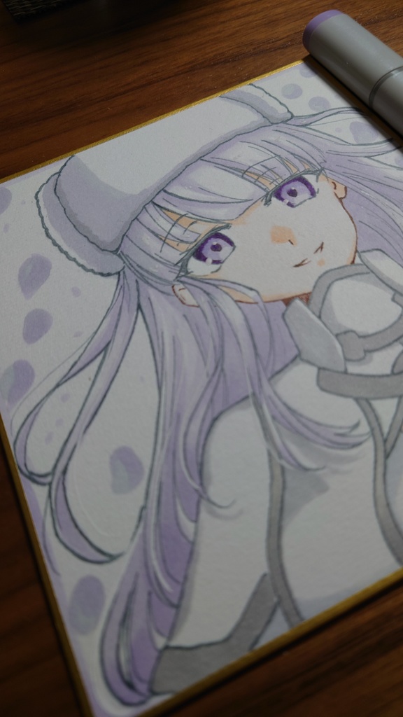 キーロフさん(ミニ色紙 13.6mm×12.1mm)