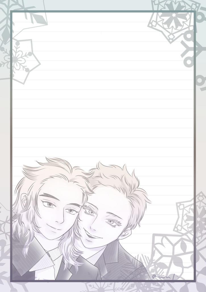 ④グラデ便箋B5