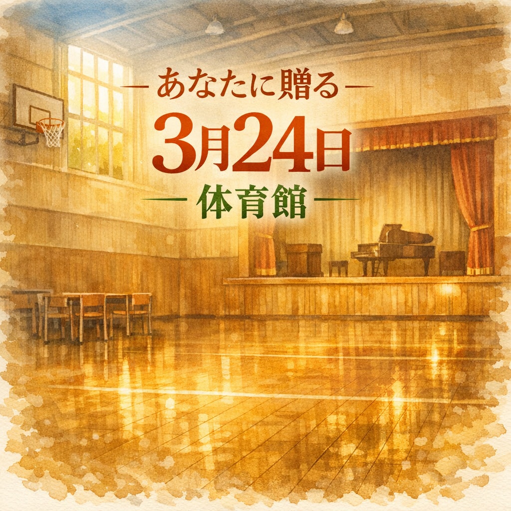 【協力型×GMなし】あなたに贈る3月24日：体育館【マーダーミステリー】
