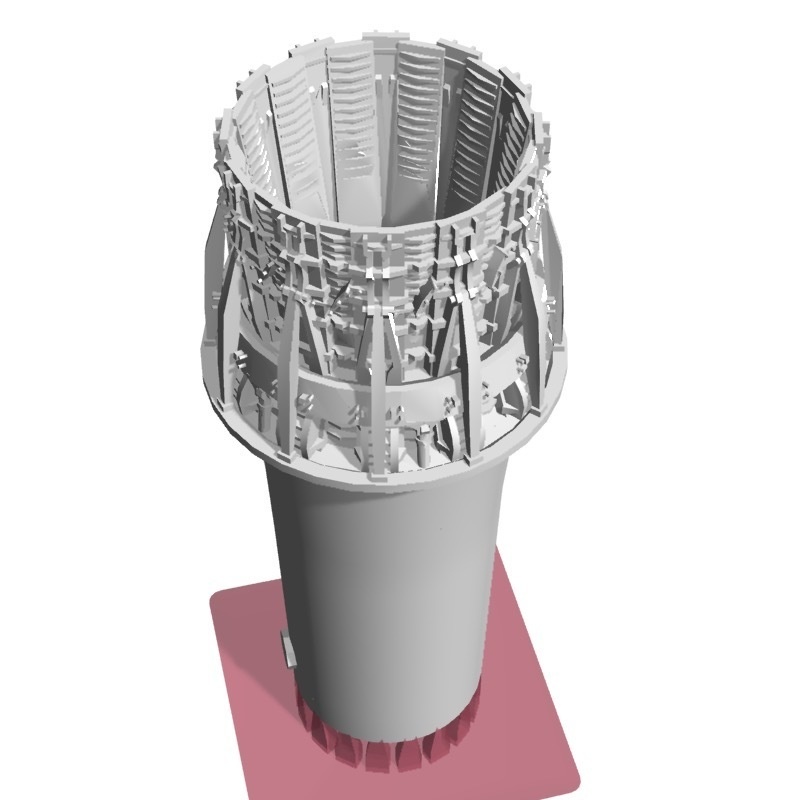 1/144 B-1Bノズル x4個set F101 Engine Nozzle