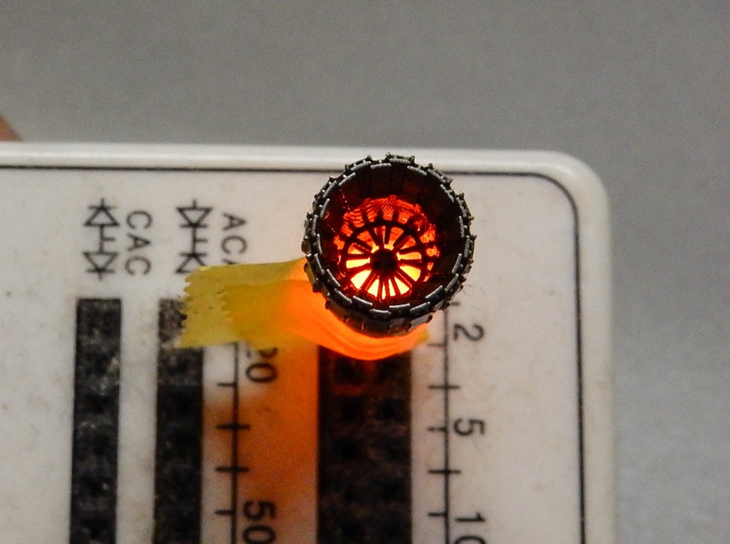 1/144 Mig-29 フルクラム用 ノズルx2個セット 電飾対応