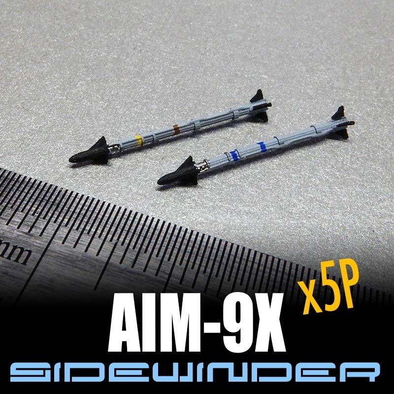 1/144 AIM-9X サイドワインダーx5発セット