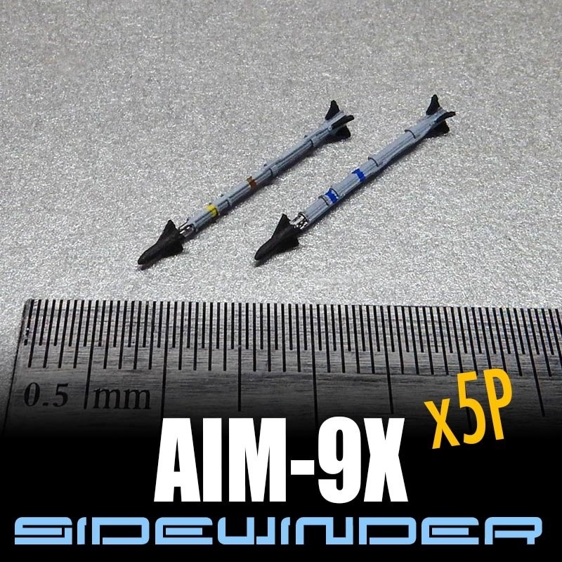 1/144 AIM-9X サイドワインダーx5発セット