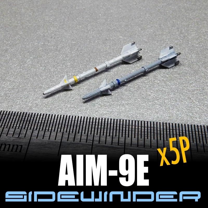 1/144 AIM-9E サイドワインダー x5発セット