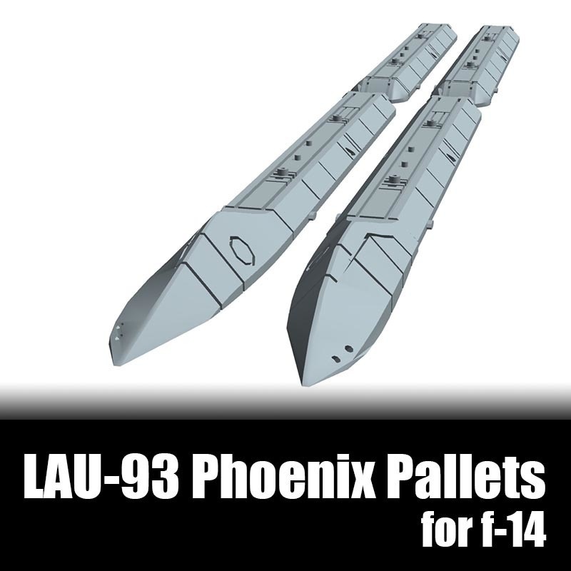 AIM-54 Phoenix用 胴体パイロン F-14用 [1/144scale]