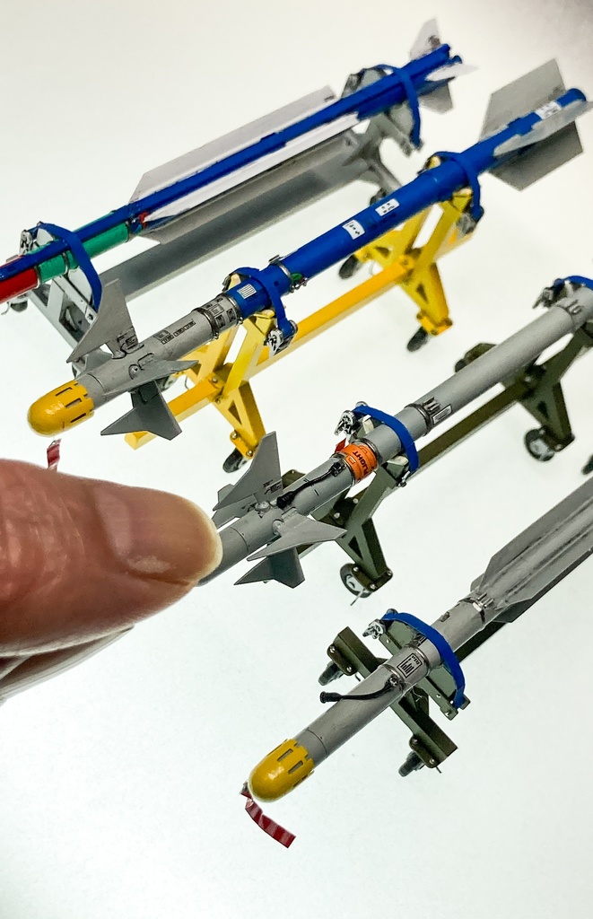 1/32 JASDF AAM3/AAM5用 コーションデータ デカール(2発分)