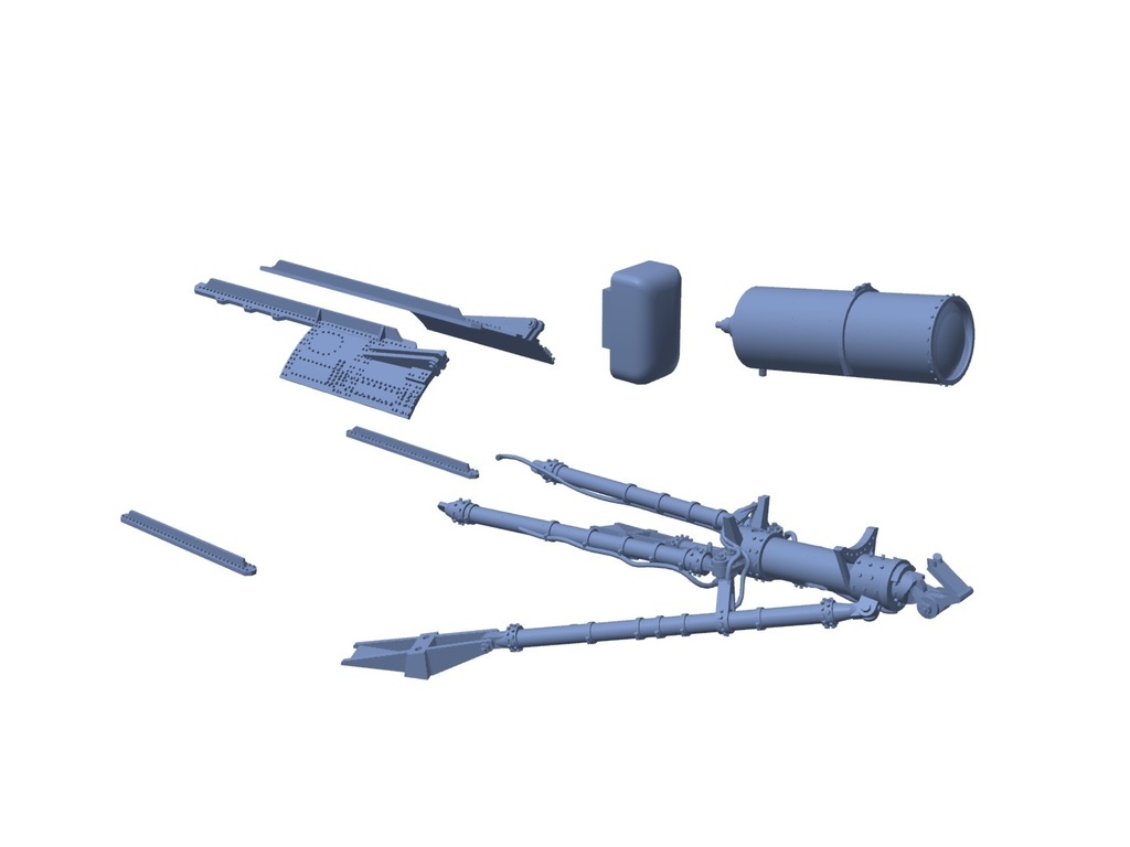 1/72 F-2B 101号機用スピンシュート (国内送料無料)