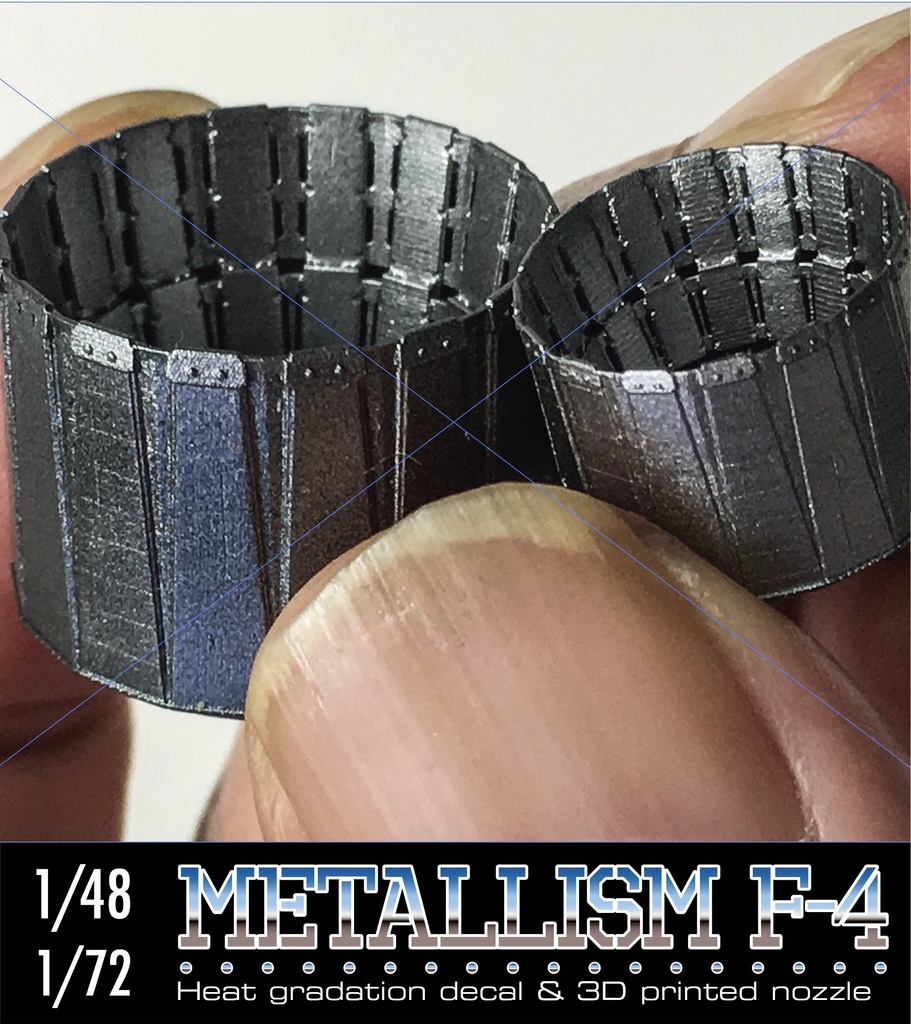 1/72 メタリズム F-4E型用ノズル&デカール ¥2,700 (国内送料無料)