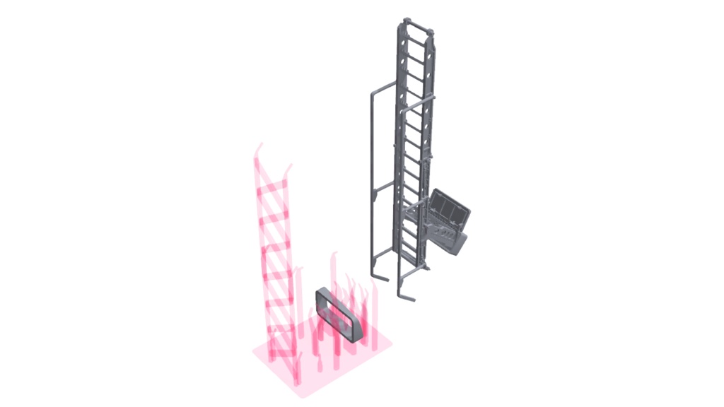 8月末まで期間限定 1/144 海自P-1哨戒機 機内収納式タラップ (国内送料無料)