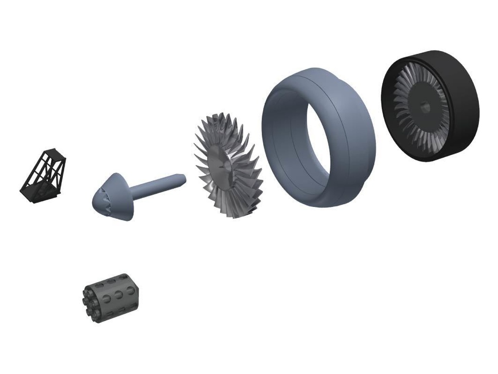 1/72 A-10 エンジンファン&ディテール GWH (国内送料無料)