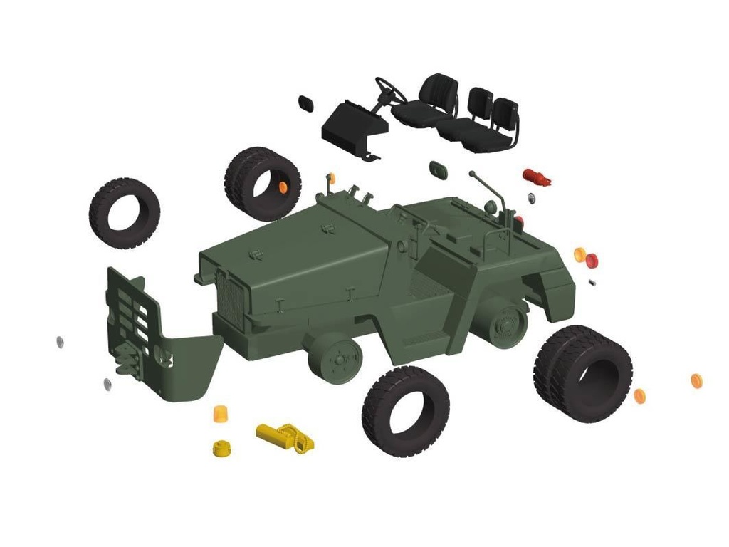 1/48 航空自衛隊 3tけん引車 (国内送料無料)