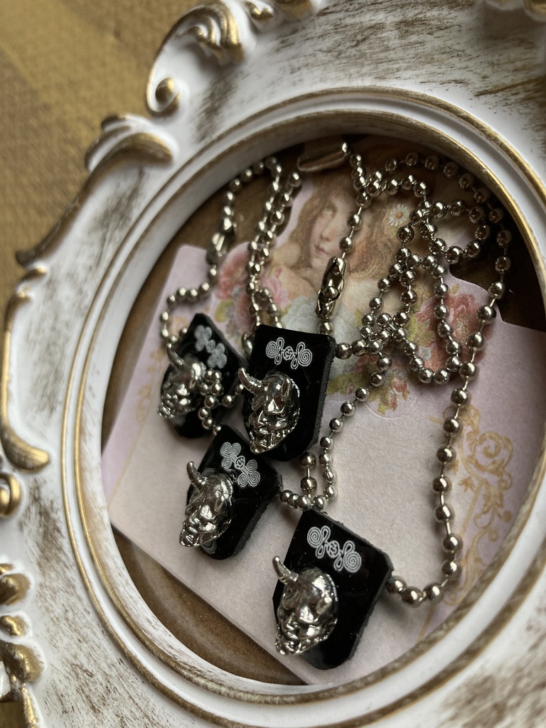 ぬい用ポシェット【チャイナ風般若】