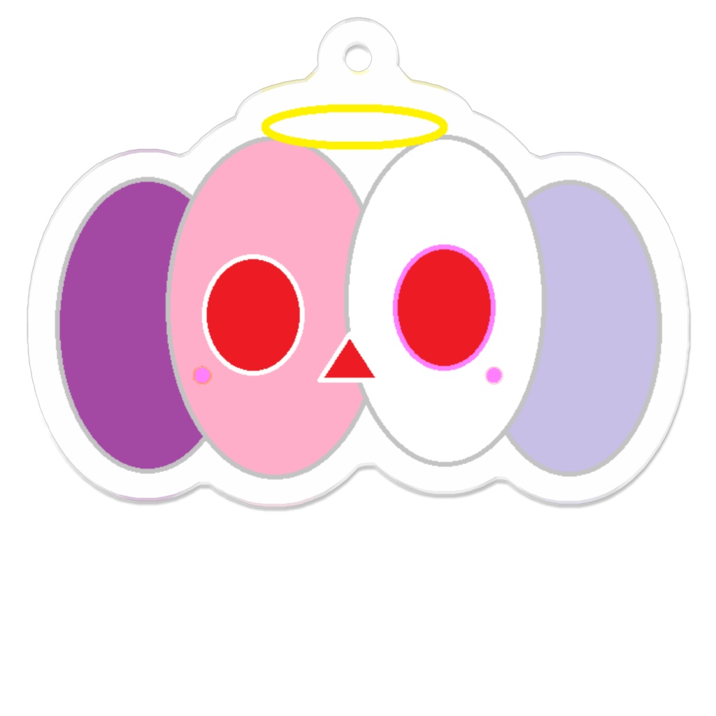 カボチャのハロテン（アクリルキーホルダー）