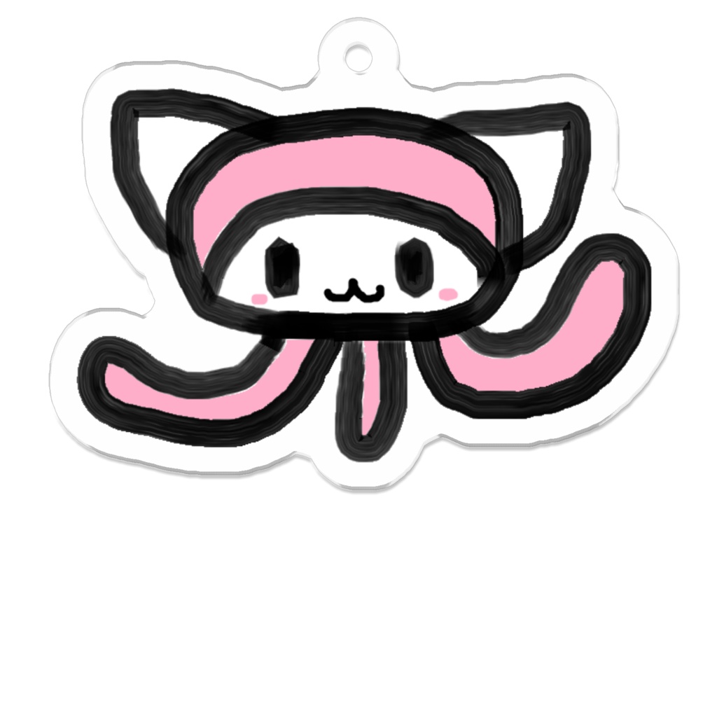 にゃんクラゲ（アクリルキーホルダー）