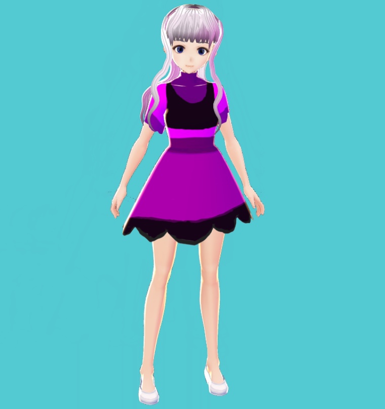 vroid用お洋服「猫ヒラリ」