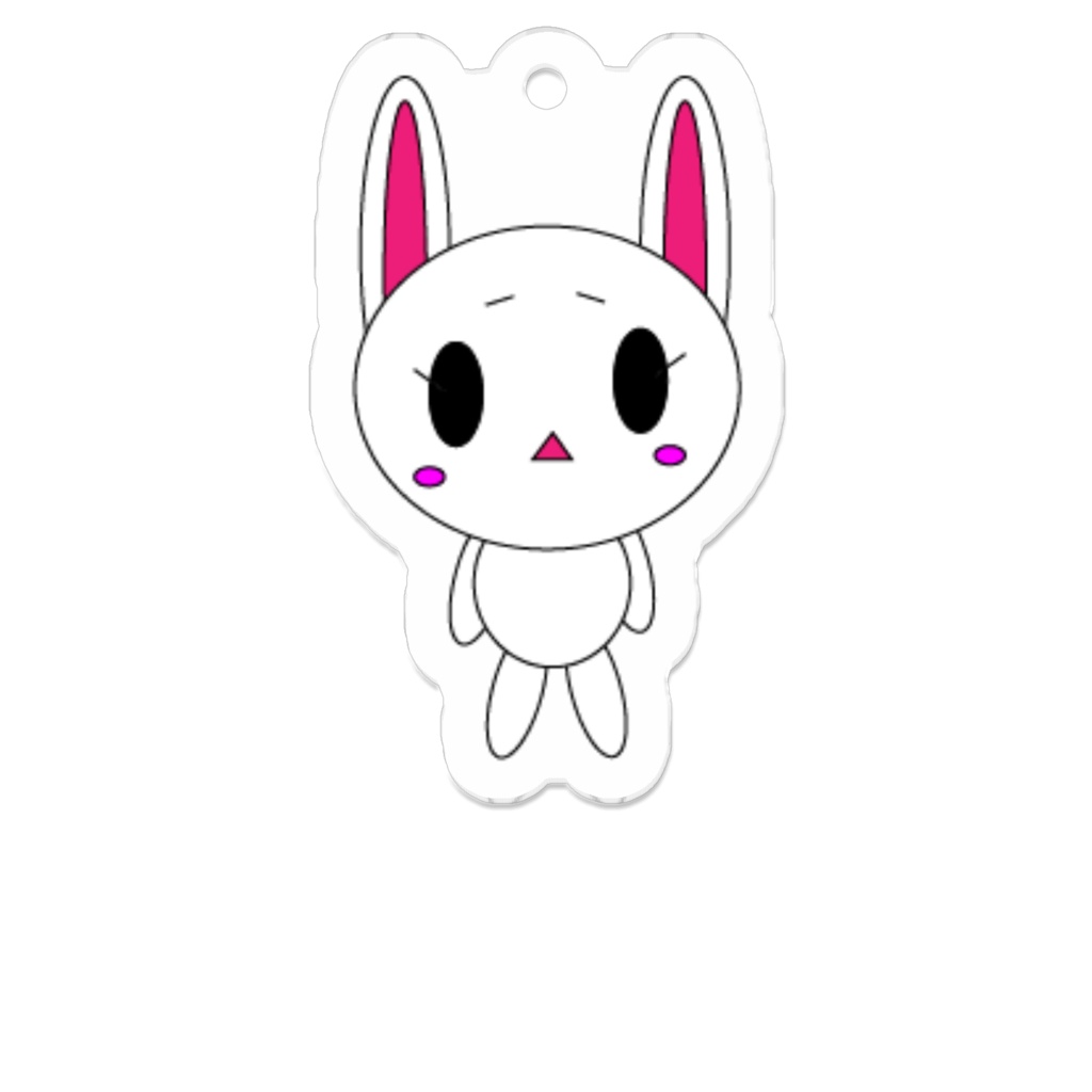 うさぴゅん（アクリルキーホルダー）
