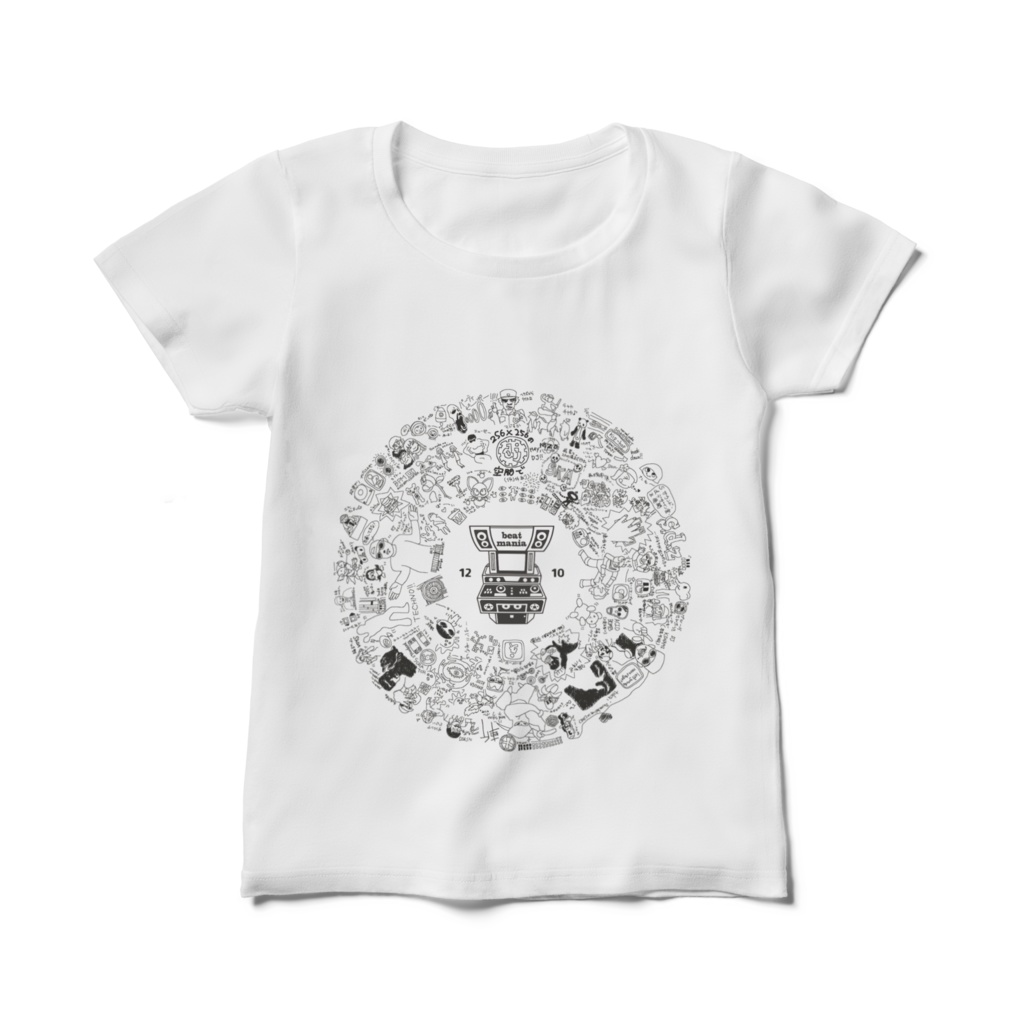 【レディース】beatmania（256×256の空間で）Tシャツ