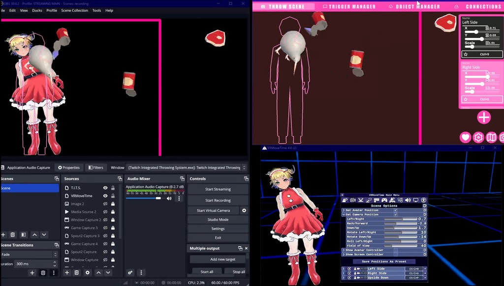 VRMoveTime 4.12! 3D顔追跡や体のトラッキングとともに3D空間を移動 - VRM/VSF VTuber用