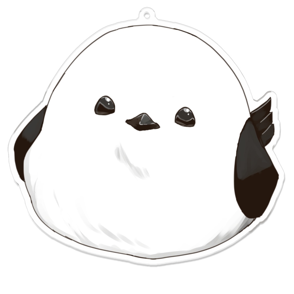真顔のシマエナガ
