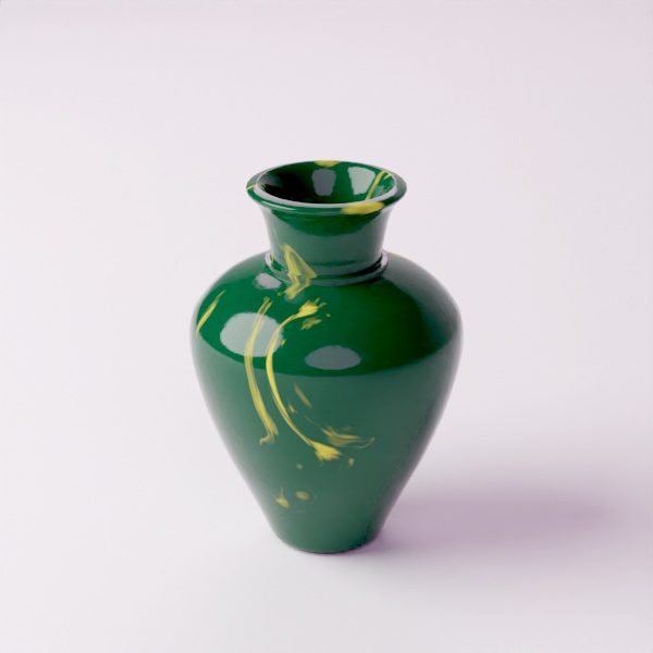 【Blender】壺/花瓶 (3Dモデル素材)