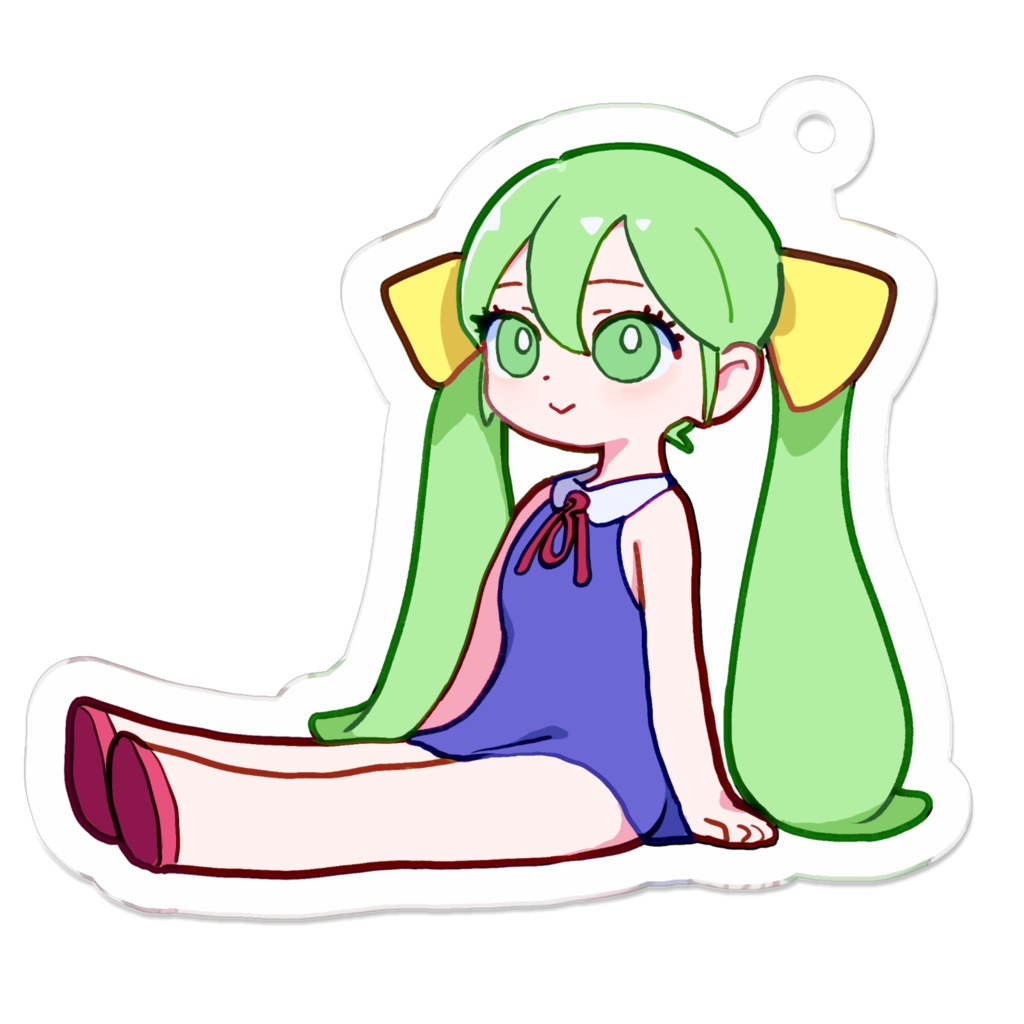 おすわりふぃなどんアクリルキーホルダー