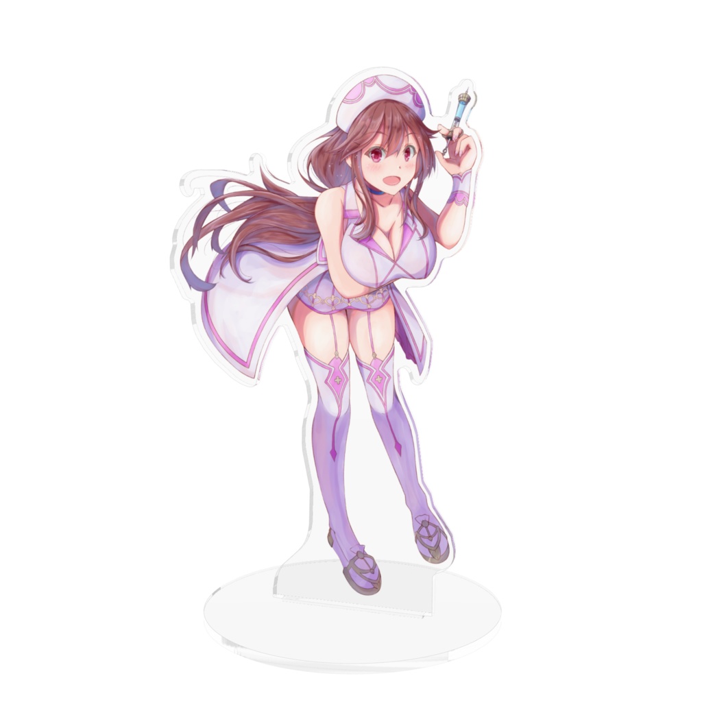 ナースベルベッドアクリルフィギュア160x160mm