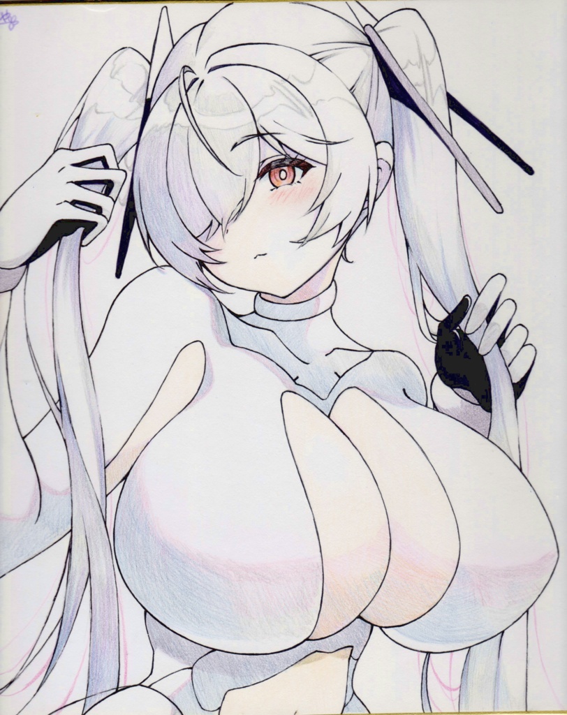 NIKKE シンデレラ手描き色紙