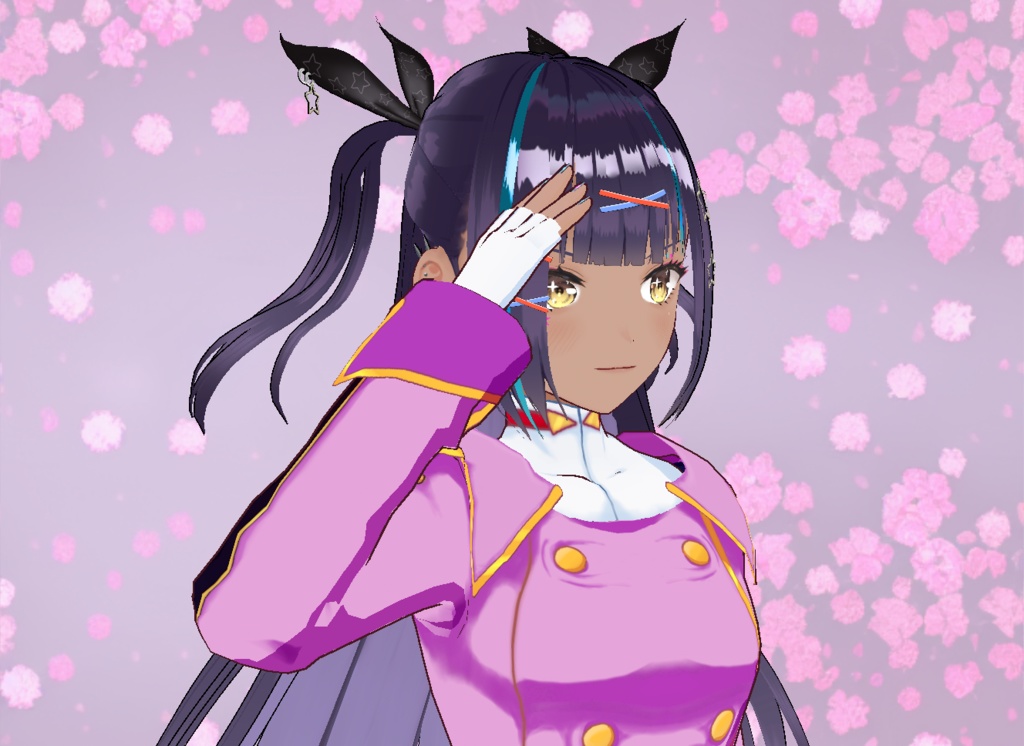 【無料配布】サクラ大戦 真宮寺さくら 戦闘服 VroidStudio衣装