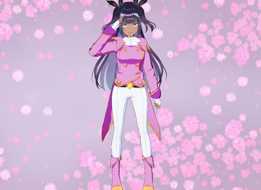 【無料配布】サクラ大戦 真宮寺さくら 戦闘服 VroidStudio衣装