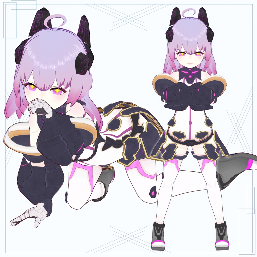 【VroidStudio製】オリジナルアバター メスガキAI子