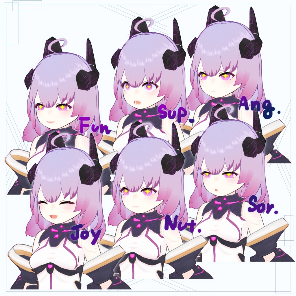 【VroidStudio製】オリジナルアバター メスガキAI子