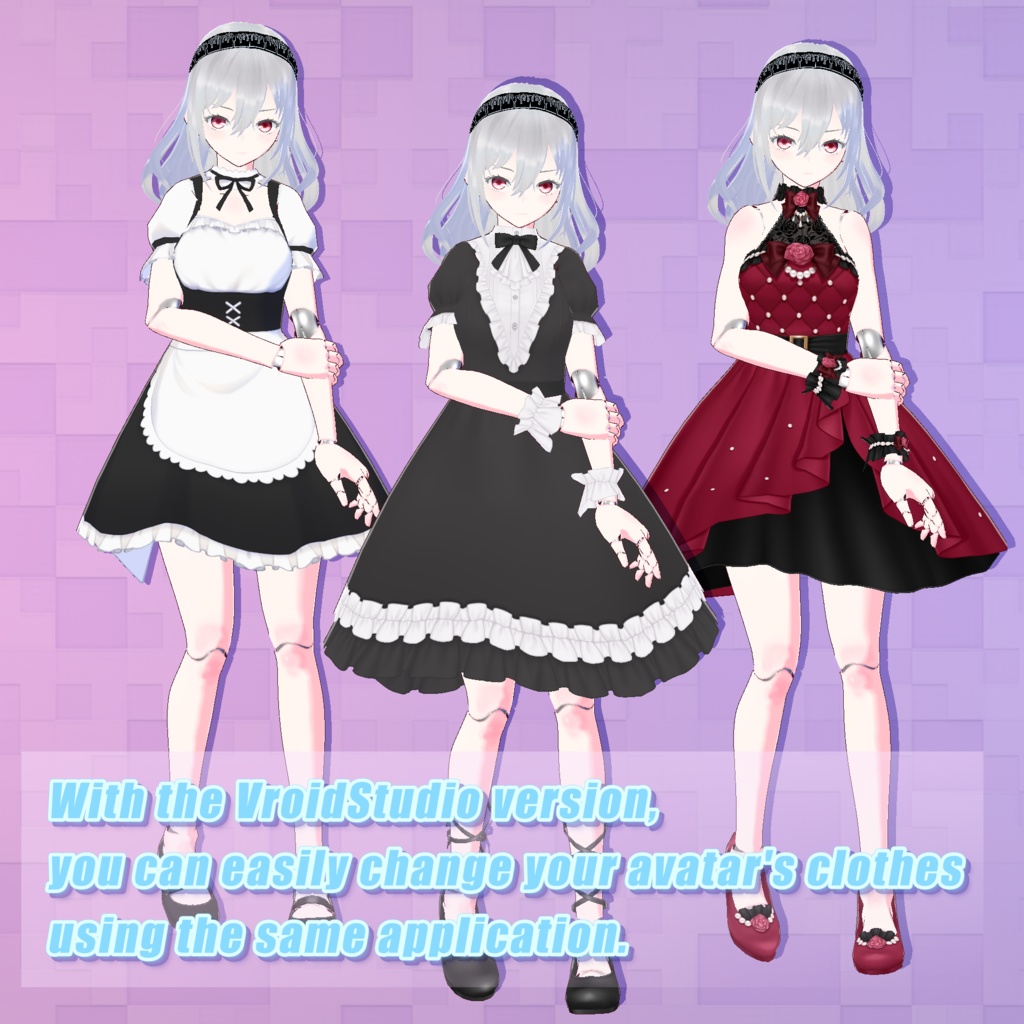 【VroidStudio】original avatar Spherically Articulated Girl【VRM】