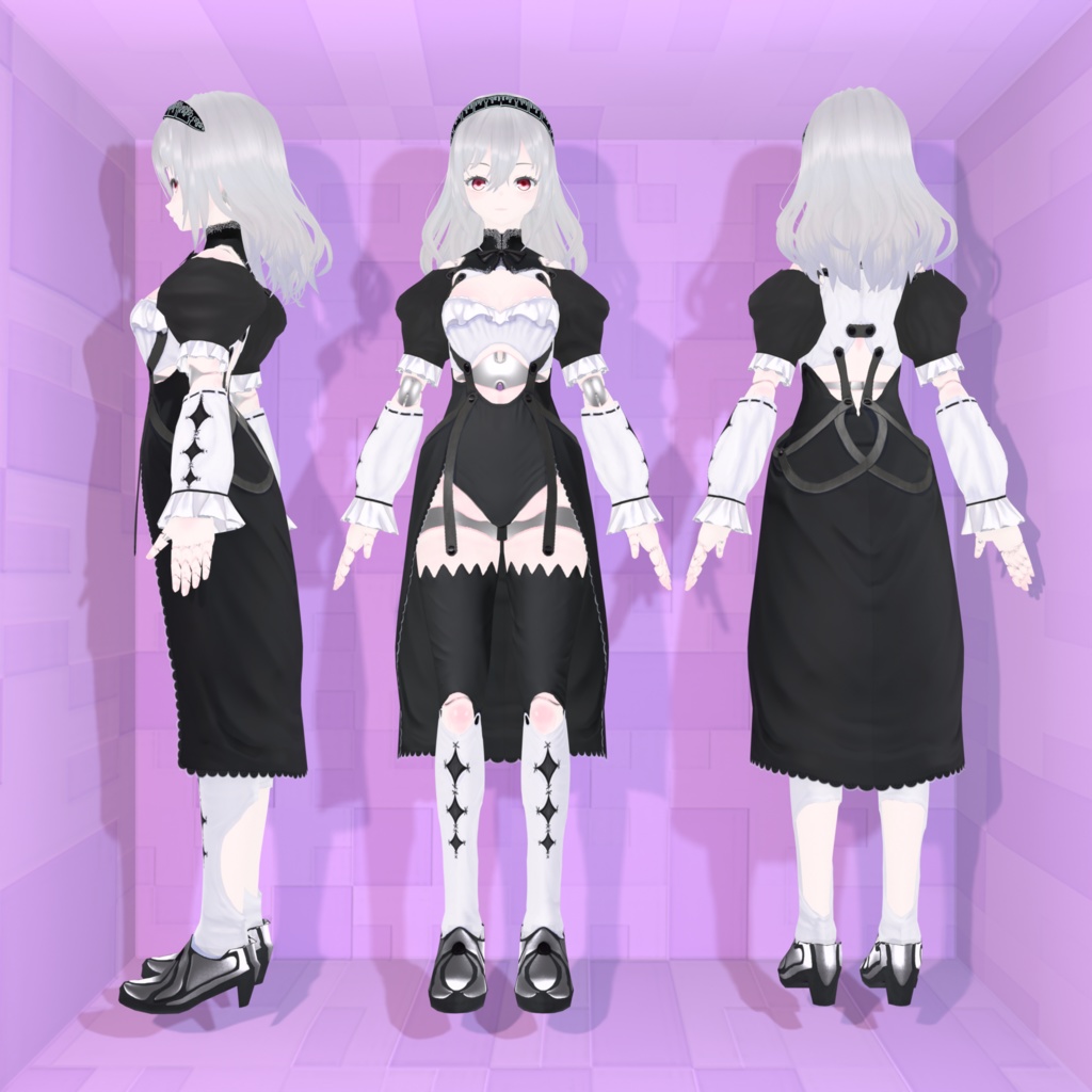 【VroidStudio】original avatar Spherically Articulated Girl【VRM】