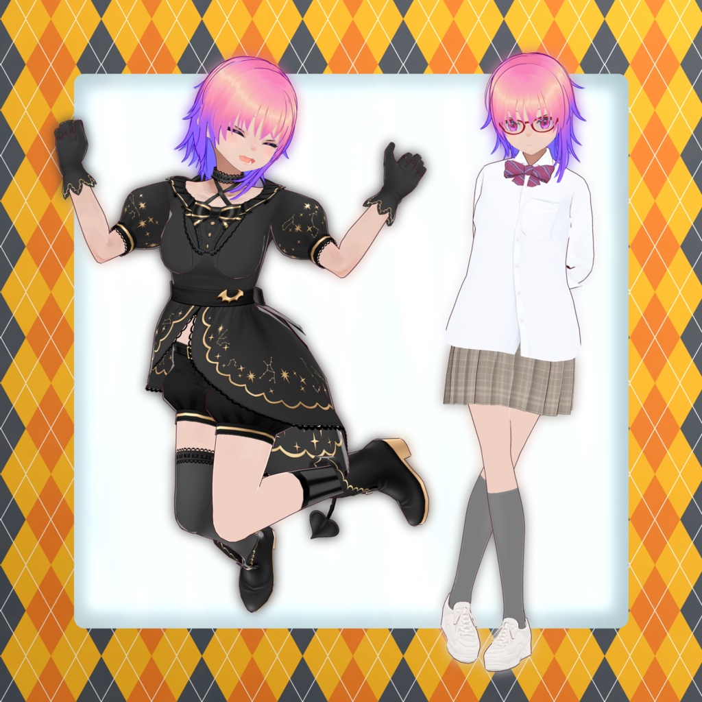 【VroidStudio】ハロウィン娘(仮称)【VRM】