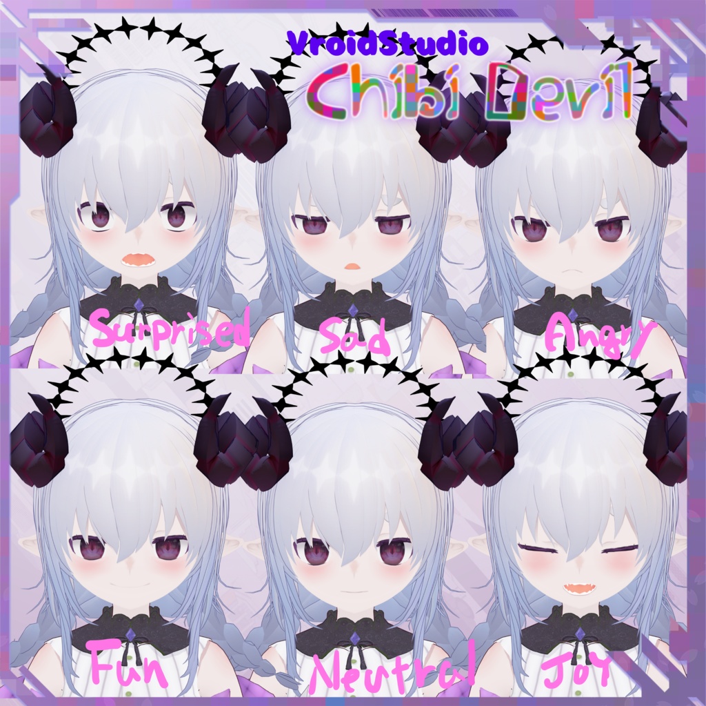 【VroidStudio】ちびデビ娘(仮称)【VRM】